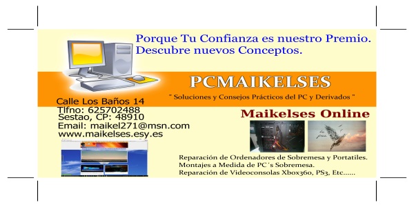 Tarjetas de Visita de Pcmaikelses.es